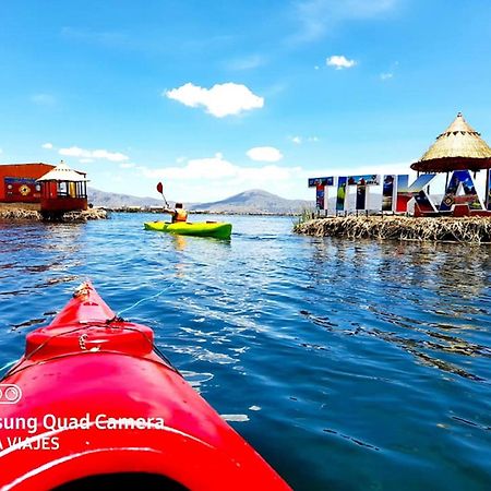 Uros Aruma-Uro On Uros Floating Islands Hotel Puno Exterior foto