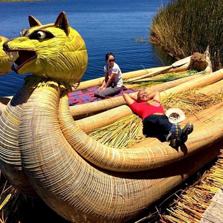 Uros Aruma-Uro On Uros Floating Islands Hotel Puno Exterior foto