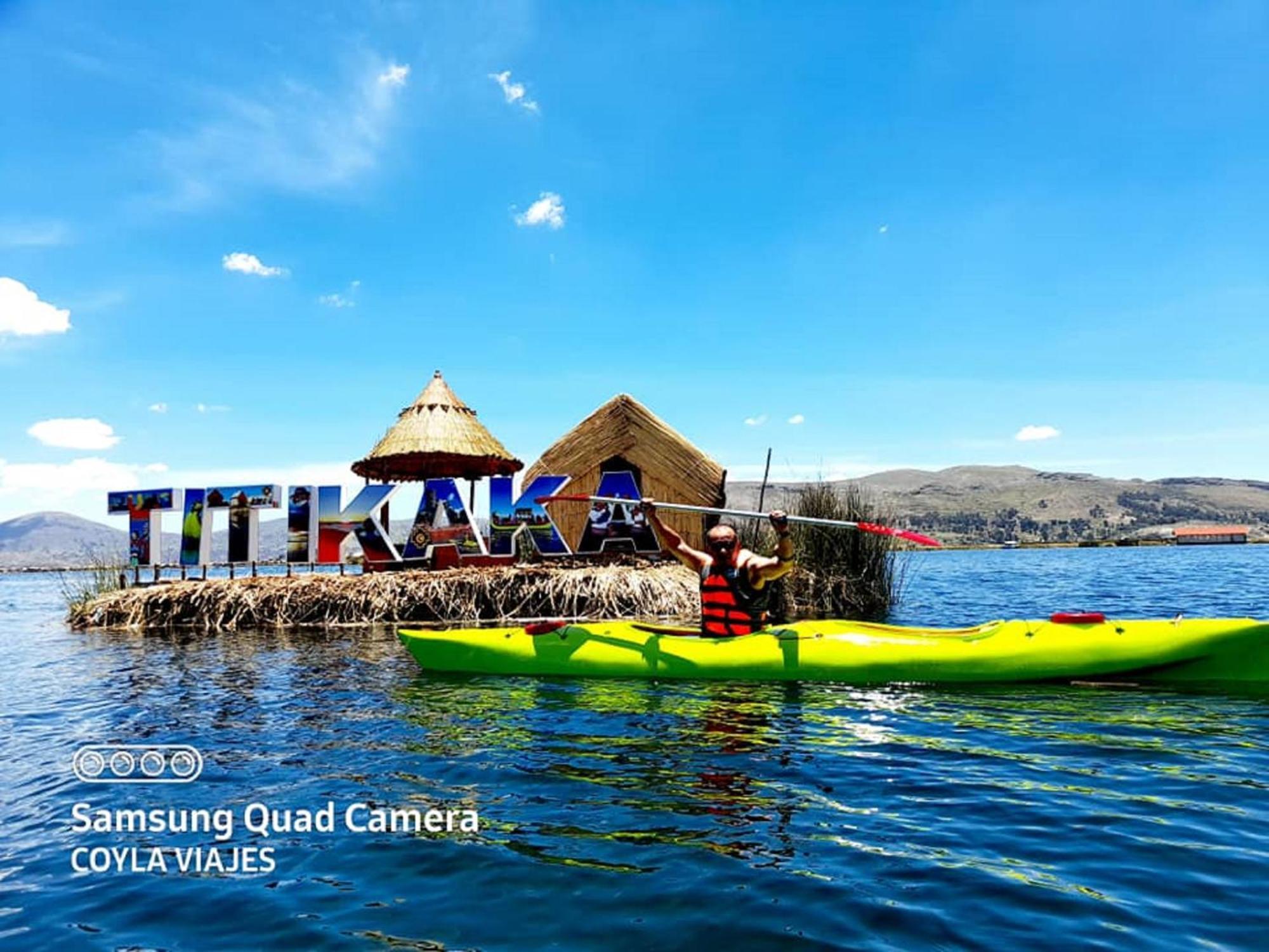 Uros Aruma-Uro On Uros Floating Islands Hotel Puno Exterior foto