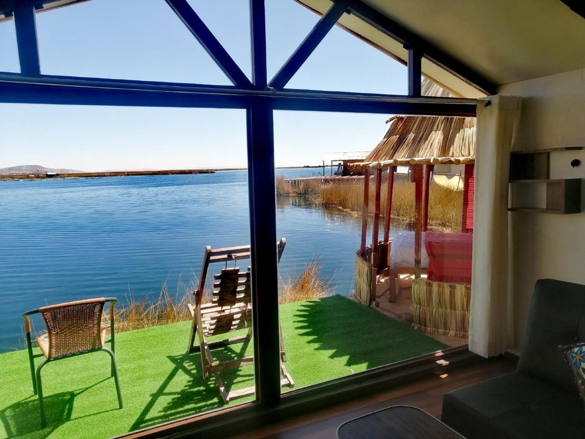Uros Aruma-Uro On Uros Floating Islands Hotel Puno Exterior foto